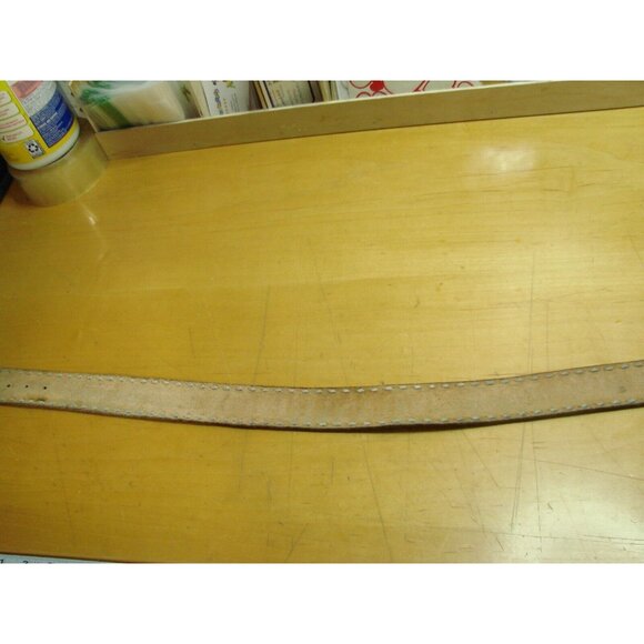 Wyoming Studios Tooled Lace Leather USFS Belt Size 38 Gros Ventre Big Belly RPD - Picture 7 of 12